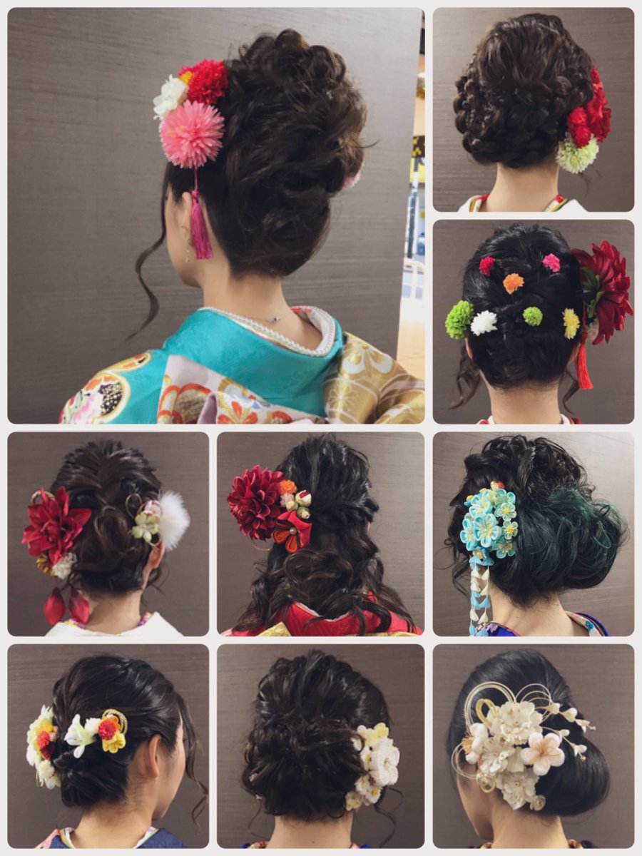 hon_suminoe's tweet photo. 本日は #ヘアアレンジ のご紹介(*‘ω‘ *)

当店では #振袖 を決めていただくと
#ヘアアクセ も一緒に選べちゃう！✨

お嬢様ご自身で用意されたものと一緒に
セットされる方も👏🏻💕
みなさんめちゃくちゃ可愛いんです😍

#本きもの松葉 #住之江店 https://t.co/WPz2MMLk0E