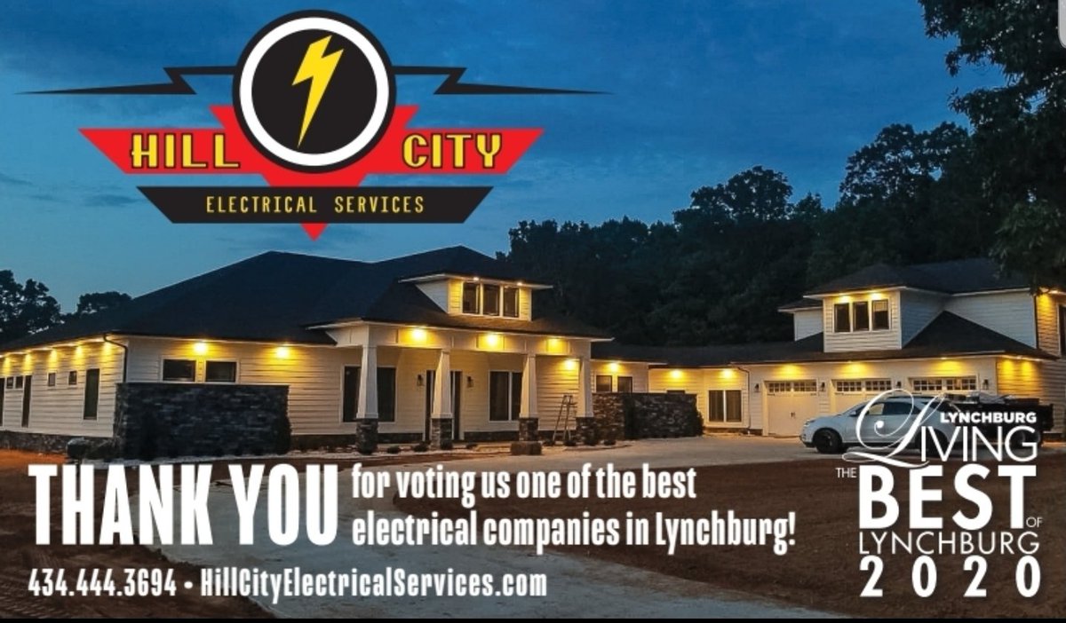 electrical_hill's tweet image. Thank you all SOOO much for voting for us!! #humbled #blessed #BestOfLynchburg