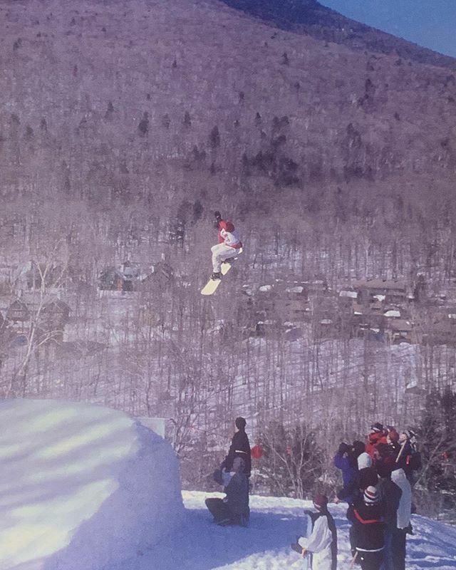 #throwbackthursday one for the #eastcoast #icecoast Stimilon Air &amp; Style Comp @loonmtnresort New Hampshire, winter 1998. When I think back on those contests, I cringe a bit thinking about how we used to hit those icy jumps with rock hard landings without… ift.tt/2tq8CZA