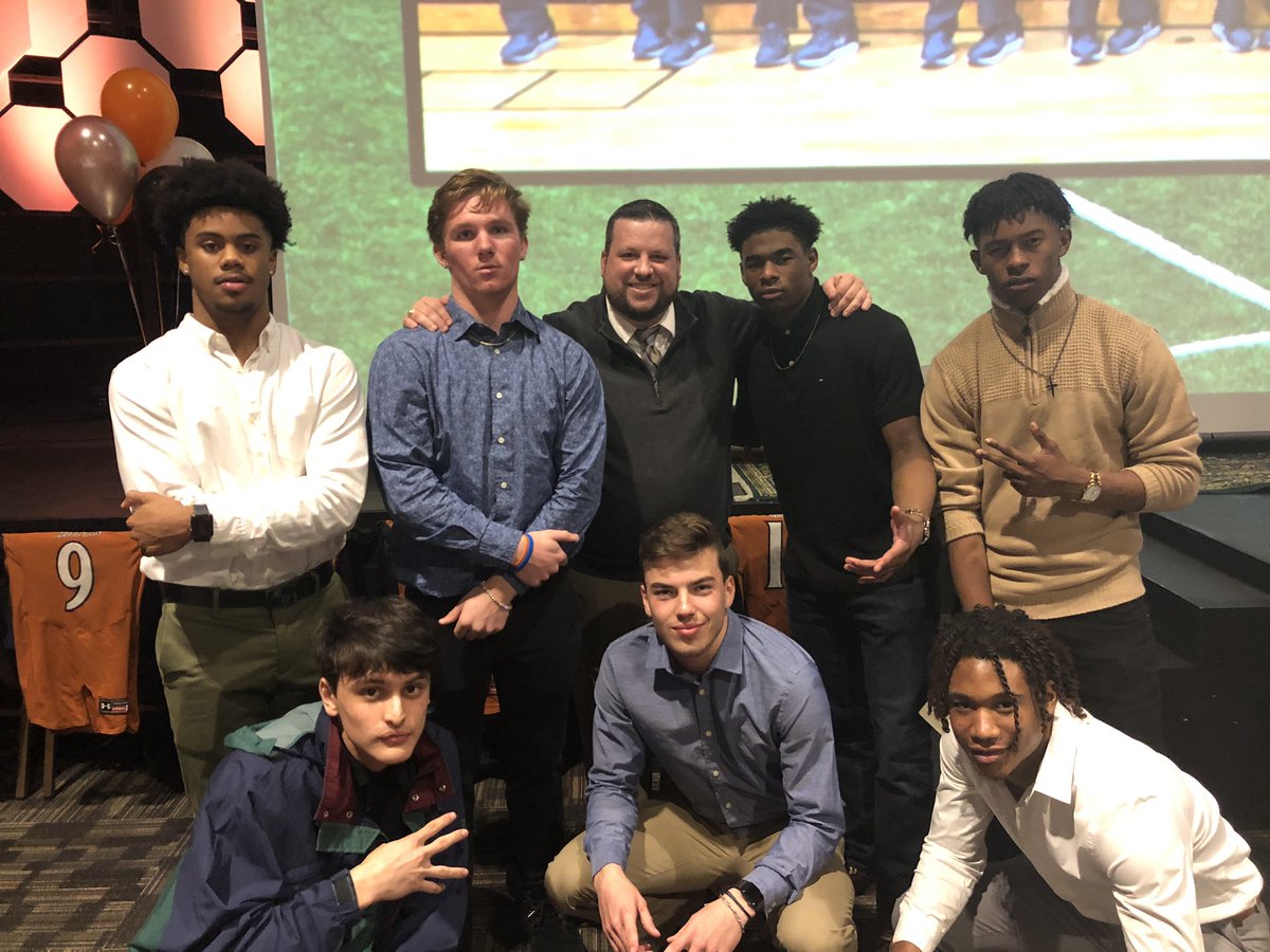 Coach_Hooton's tweet photo. Final celebration of the 2019 Hippo Football season tonight. Gonna miss this group of guys; they’ve been a lot of fun to grow with for the last 3 years. @brock_bujnoch @X_Phoenix2 @jthephnx07 @Dajonharrison3 @TreyPinnelli @joshynexttdoor https://t.co/OFBb2awNGO