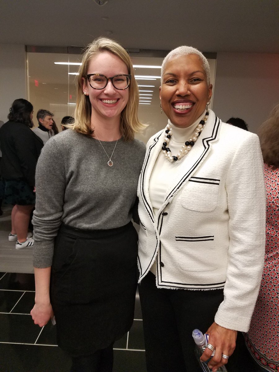 LisaDTRice's tweet photo. Cheesing it up with Emma H., @NCITU and @Tulane alumna at @PLENNetwork networking reception earlier this evening. #PLENWPP #womensupportingwomen https://t.co/uW7FqZdxCL