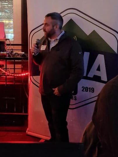 TowerFamilyOrg's tweet photo. Minnesota WIN Liaison Tom Gunderson accepts a $5,000.00 donation from the Colorado Wireless Association to the Tower Family Foundation tonight in Denver! Thank you @COWireless for your support!
#providingsupport #standingtogether @NATEWIN_Network https://t.co/MqRrzKRmqN