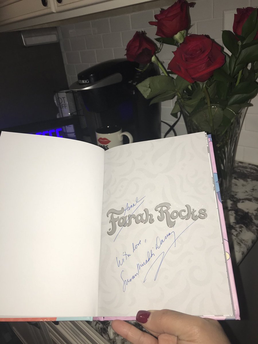 Amal_Player's tweet photo. Had fun celebrating #FarahRocks with @SusanDarraj. Thanks for all the swag. Can’t wait to share it with my school district. #109pride #representationmatters @PlayerSchool https://t.co/50Vjeya1bX