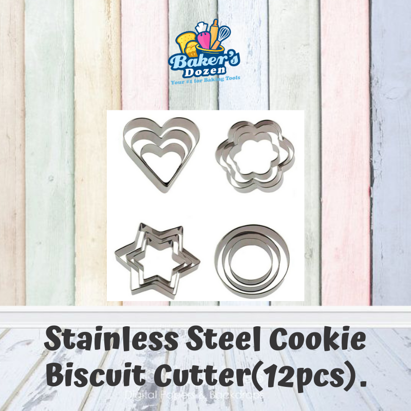 iBakersDozen's tweet photo. Create different designs for your cookies. Have these biscuit cutters that will complement every season. Click the Stainless Steel Cookie Biscuit Cutter (12pcs) here: https://t.co/8YdImTs4MM
#bakersdozen #bakingmaterials #bakingbusiness #bakingtools #bakingset https://t.co/tSUJtVmoTF