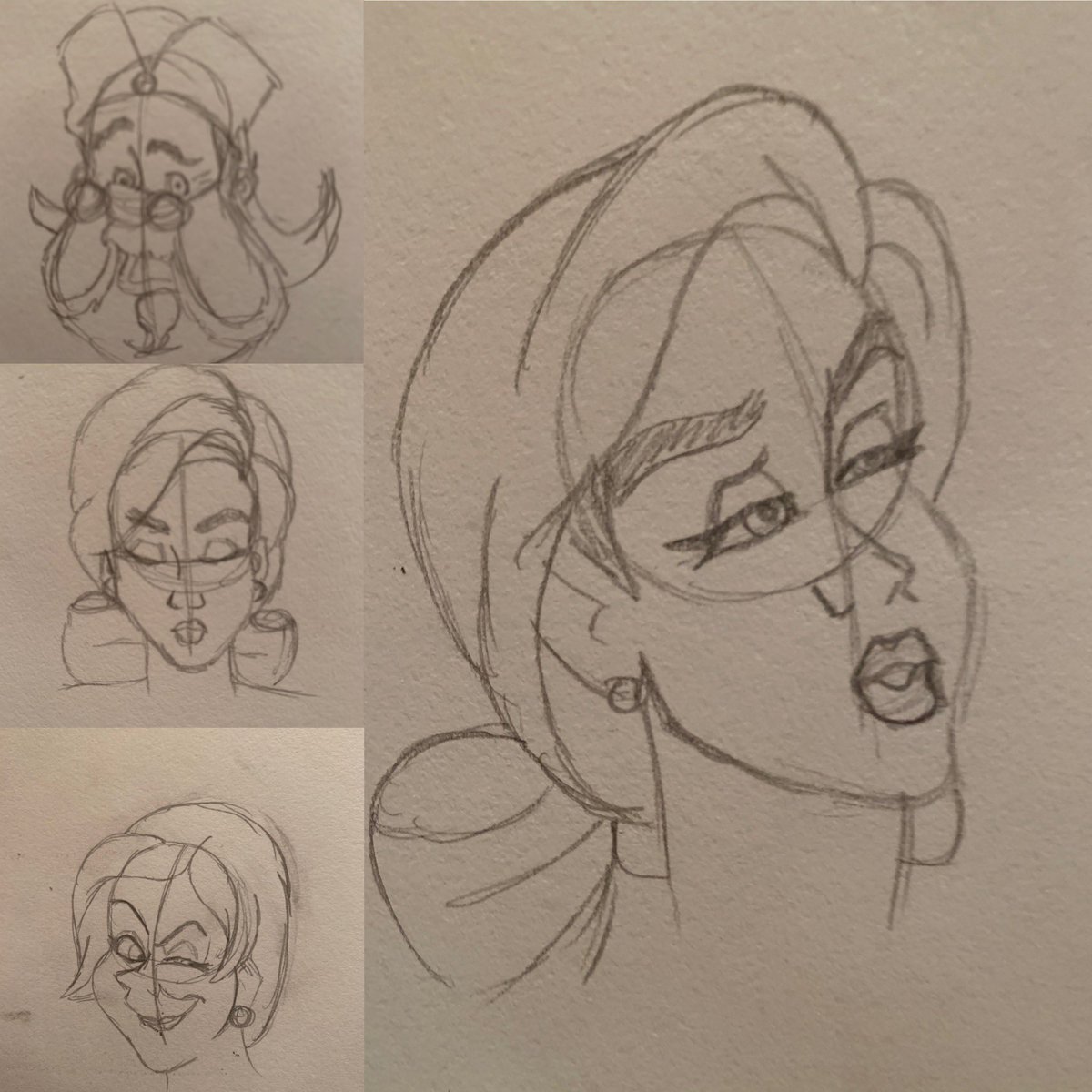 I did a heap of expression studies from the movie Anastasia. These are some of my favourites. #anastasia #anastasia1997 #anastasiamovie #art #drawing #studies #expressionstudy