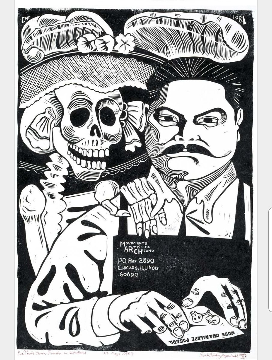 El creator de La Catrina!! I am so going over this archive asap 😍. A master political lithographist 🔥 How his work became woven with how we celebrate #DayOfTheDead is 🤯. #JoséGuadalupePosada #DiaDeLosMuertos #MexicoHistory #HistoriaMexicana