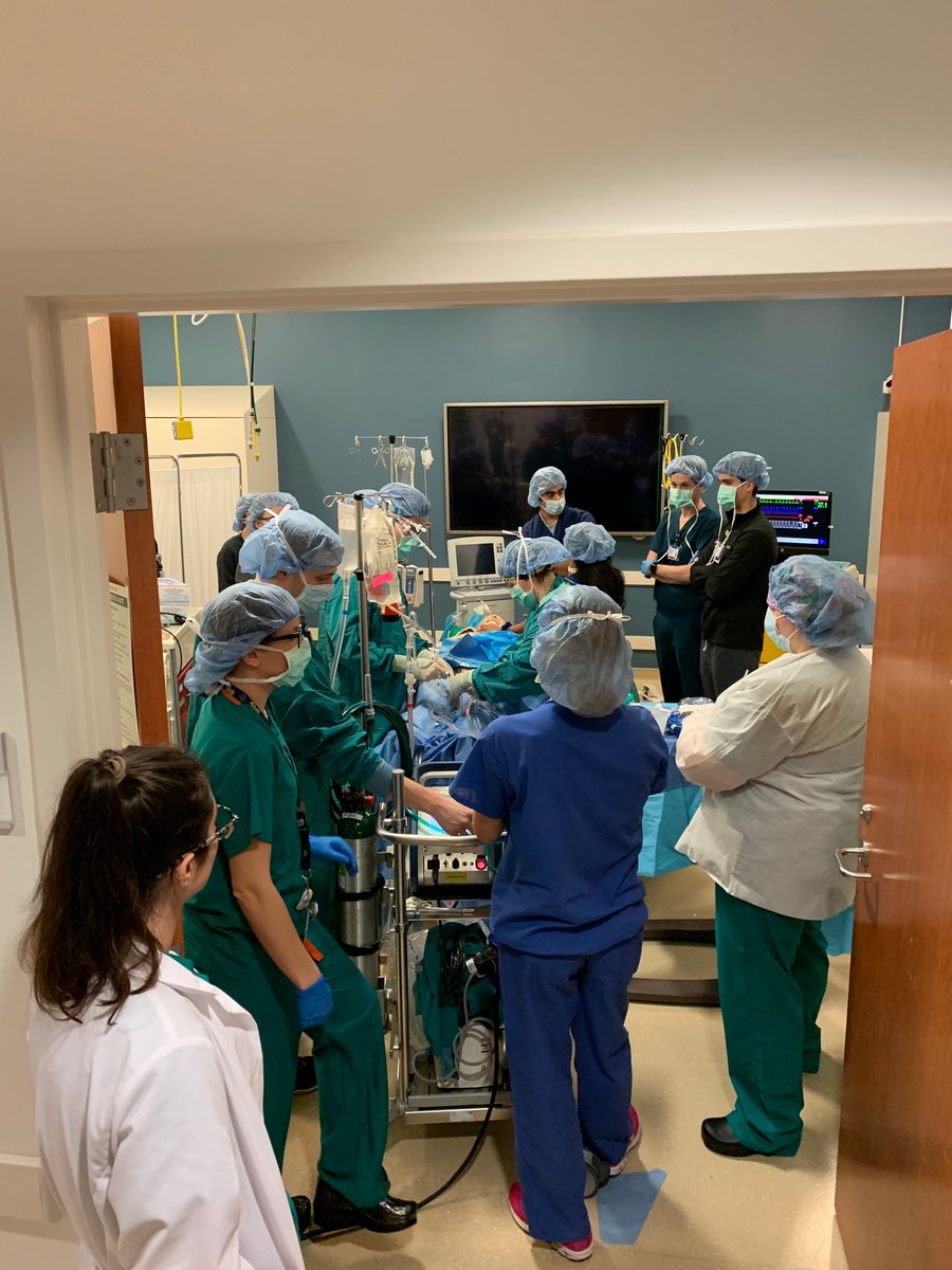 TheilingMD's tweet photo. When you have a stellar ECMO program and a cutting edge sim center, you train as an interdisciplinary team to improve ED deployment #EDECMO @dukeemergency https://t.co/bpsgo40WBh