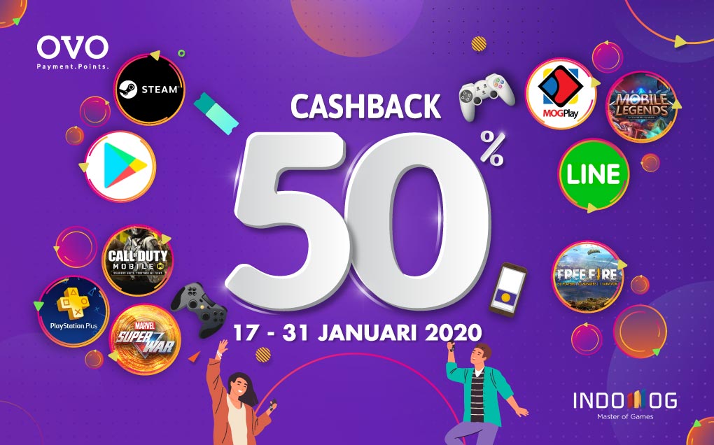 Yukk pakai OVO Payment sekarang, karena kita sedang mengadakan Promo SEPUASNYA ONLINE SHOPPING Cashback 50% untuk setiap pembelian voucher di INDOMOG nihh.. yuk cek langsung di bit.ly/OVO-MOG