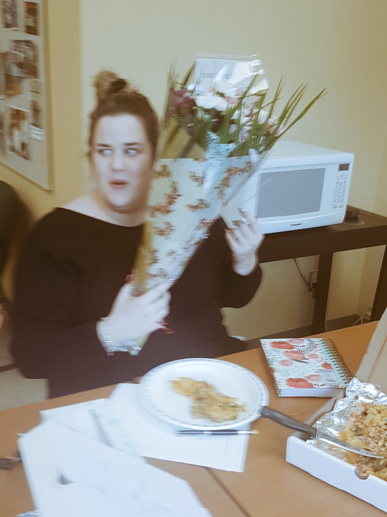 BushraManan's tweet photo. R&amp;R for the best team in TD. You guys make me proud. #birthdaygirl #bestLCEA #teamklondike #nachos https://t.co/ZZq6eMN7iG