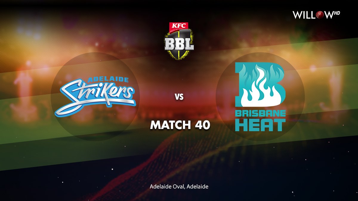 willowtv's tweet photo. Adelaide Strikers vs Brisbane Heat, 40th Match, Watch Live On
Brisbane Heat opt to bat
πΊ- Willow Channel
π» - https://t.co/t12Ka7ZSJy
π±- Willow App
#BBL09 #BBL #STvsMS @HeatBBL @StrikersBBL @willowtv
https://t.co/HKlIey53oJ https://t.co/N8gJQTUhqY