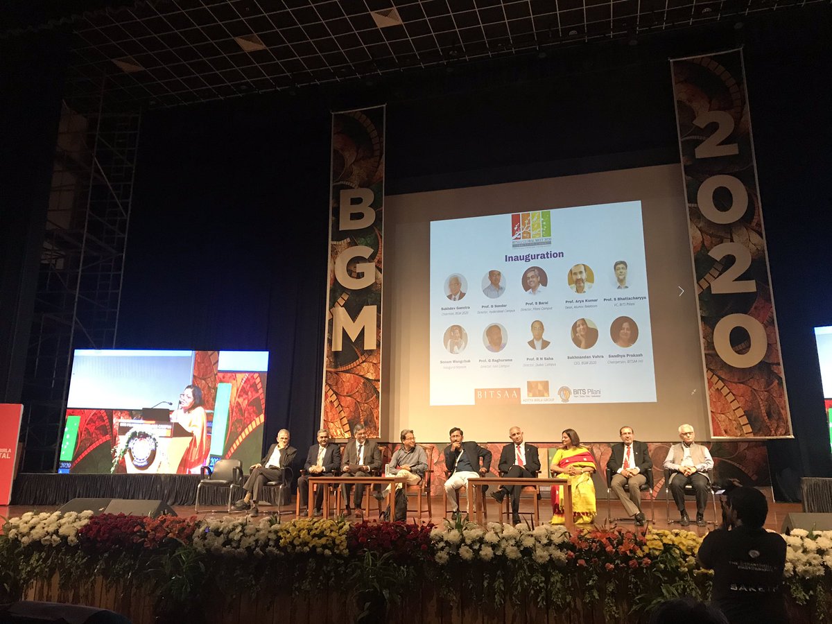 khanikram's tweet photo. Great to be at @BITS_Pilani #BGM #bgm2020 at BITS Goa campus. Privilege to be here. @BITSAA @Wangchuk66 https://t.co/Qz75zTsjU0