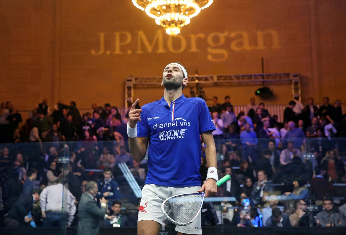 ToCSquash's tweet photo. A clinical @MoElshorbagy records yet another 3-0 victory to reach his 4⃣th career #ToC final, a chance for a 3⃣rd #ToC title and to reclaim the world No. 1 ranking

#ToC20 MSF: [2] Mohamed ElShorbagy 🇪🇬 3-0 [3] Karim Abdel 🇪🇬 11-9, 11-8, 11-8 (47m) https://t.co/69toPTc77R