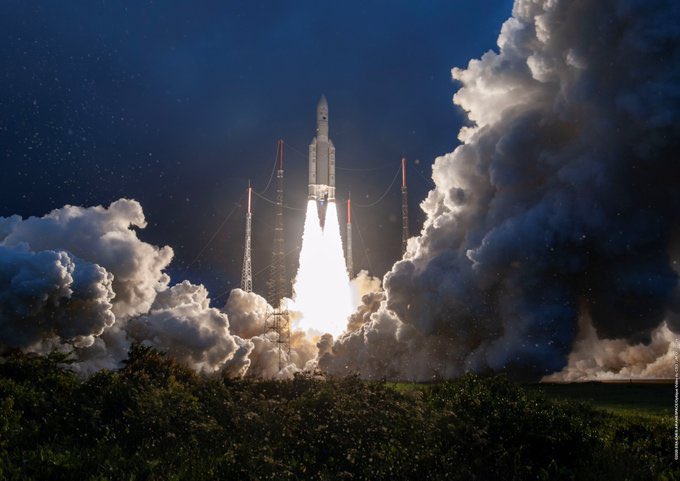 dpradhanbjp's tweet photo. Congratulations to @isro on the successful launch of #GSAT30, India’s high power communication satellite 🛰.
#GSAT30 will replace the ageing #INSAT4A and will provide high-quality television, telecommunications & broadcasting services.
A promising beginning for 2020!
#ISRO https://t.co/Ue5XI85kaP