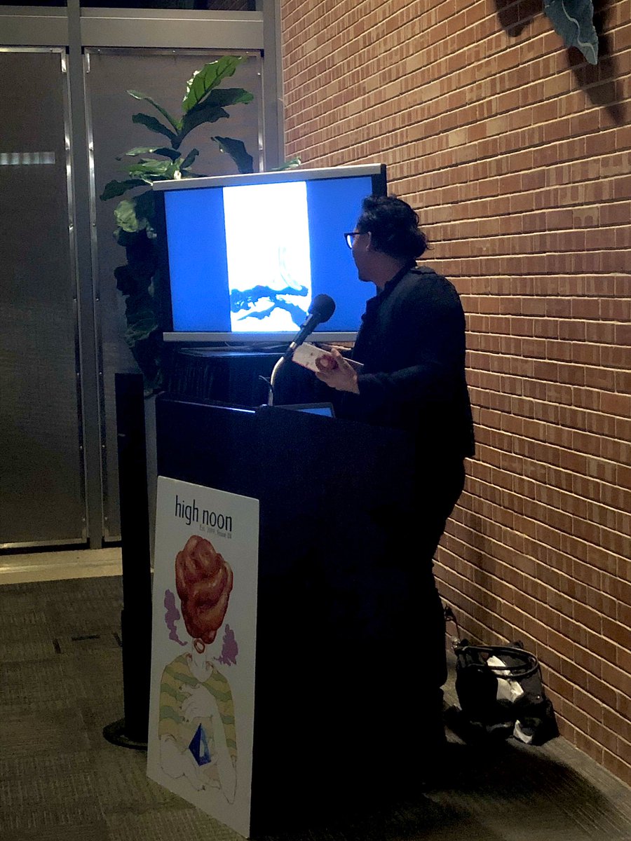 tu_noon's tweet photo. @OctQuintanilla speaking at our second issue reading celebration tonight 🤩🤩🤩 https://t.co/LHErVds2mr