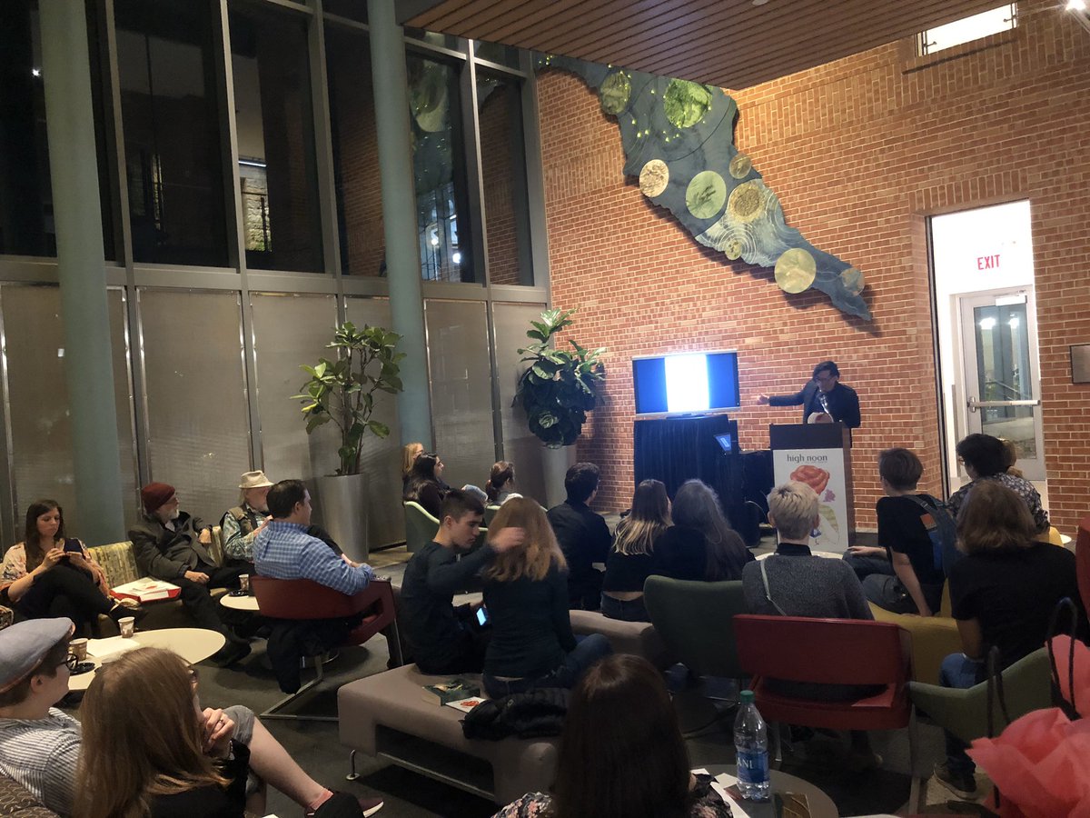 tu_noon's tweet photo. @OctQuintanilla speaking at our second issue reading celebration tonight 🤩🤩🤩 https://t.co/LHErVds2mr