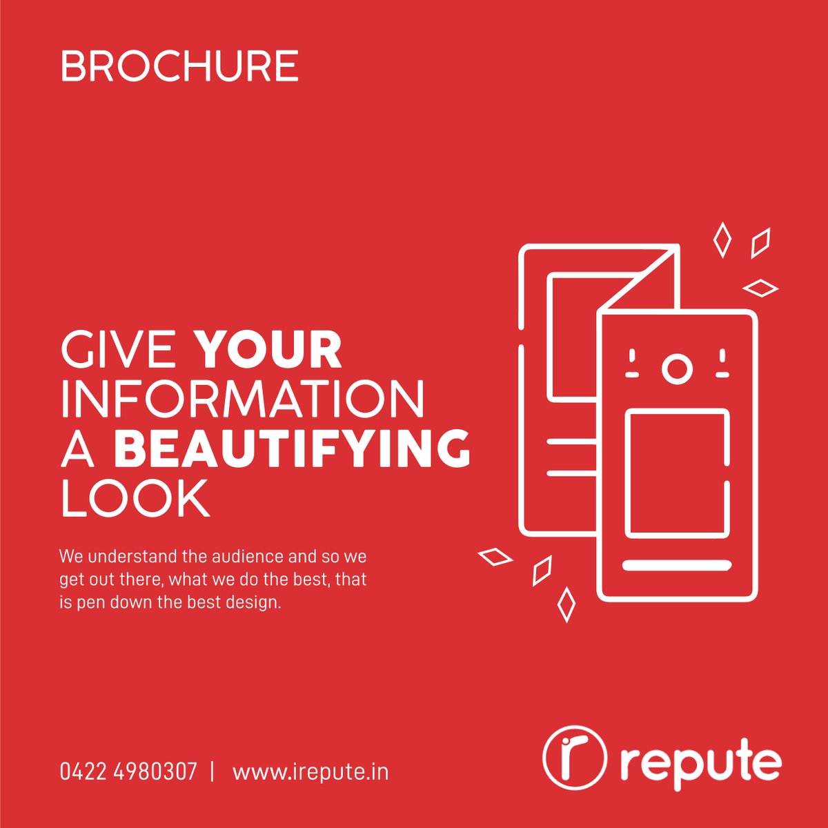 Repute is a full-service digital business agency, which creates one of the best brochures out there. We understand the audience and so we get out there, what we do the best, that is pen down the best design. 

🌐 irepute.in

#ReputeAgency #brochuredesigning #brochure