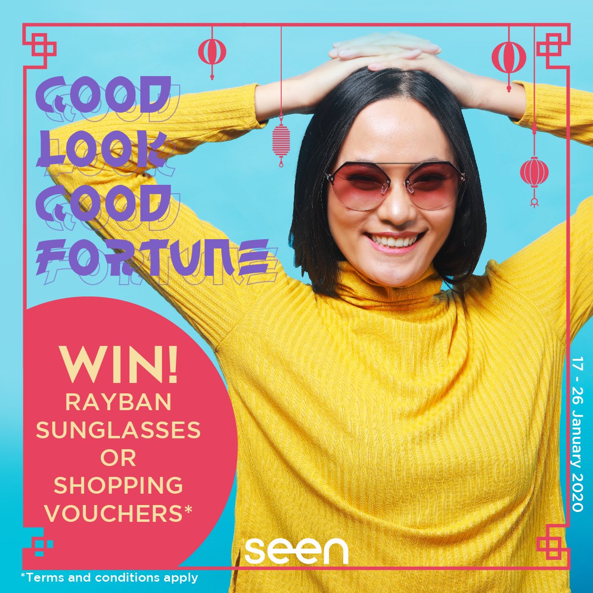 Upgrade your GOOD LOOK &amp; get GOOD FORTUNE with Seen! Own your most-fave eyeglasses at Seen &amp; pick your lucky angpao to win the special gift of CNY Season!

#seenindonesia #bettertobeseen #eyewear #CNY2020