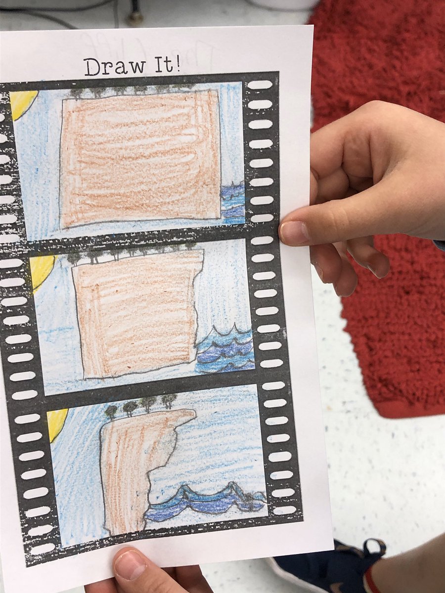 eeevans25's tweet photo. This may just be my favorite unit yet! Landforms and the effects of weathering, erosion, and deposition. @jagsofjefferson #BeBold https://t.co/hQagpWxKQ0