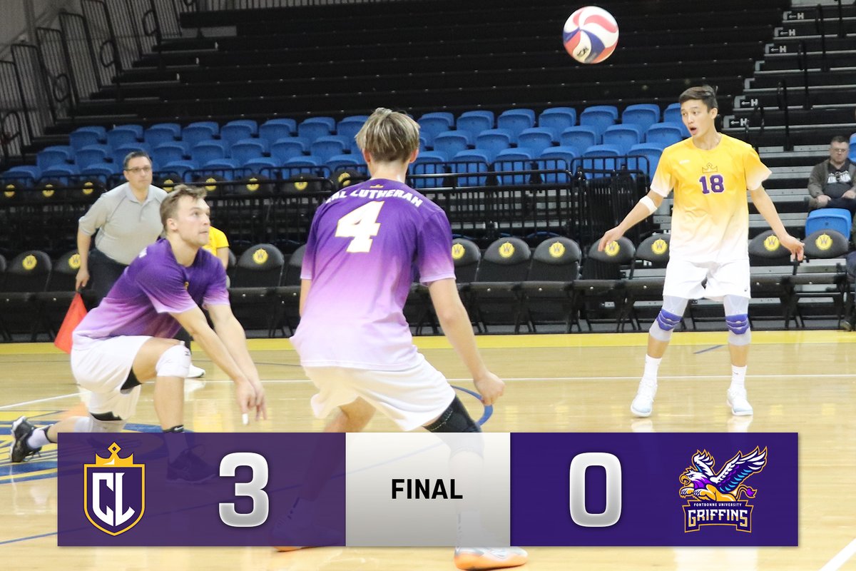 CLUSports's tweet photo. That's the third sweep of the year for @CLUmVolleyball as they take down Fontbonne!

Rowe: 14 kills
Reina: 13 kills, 7 digs
Dietrich: 9 kills, .692%, 4 blocks
Hinthorn: 10 digs
Cudiamat: 19 assists
Team: .337 hitting percentage

#GoKingsmen #OwnTheThrone #CLUsports https://t.co/lpPZIqztlO