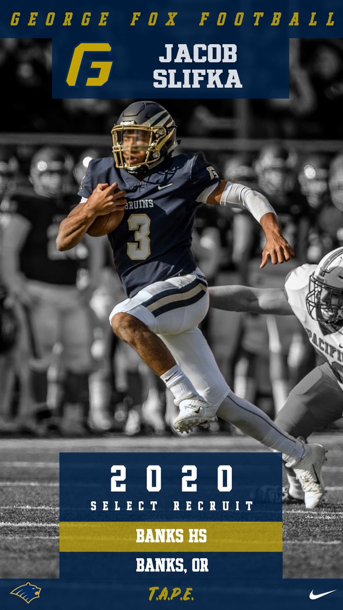 SlifkaJacob's tweet photo. Excited to have received an offer from George Fox University! Huge thanks to Coach Casey, Coach Hicks, and Coach Bates for this opportunity. https://t.co/DEZawNHkCX