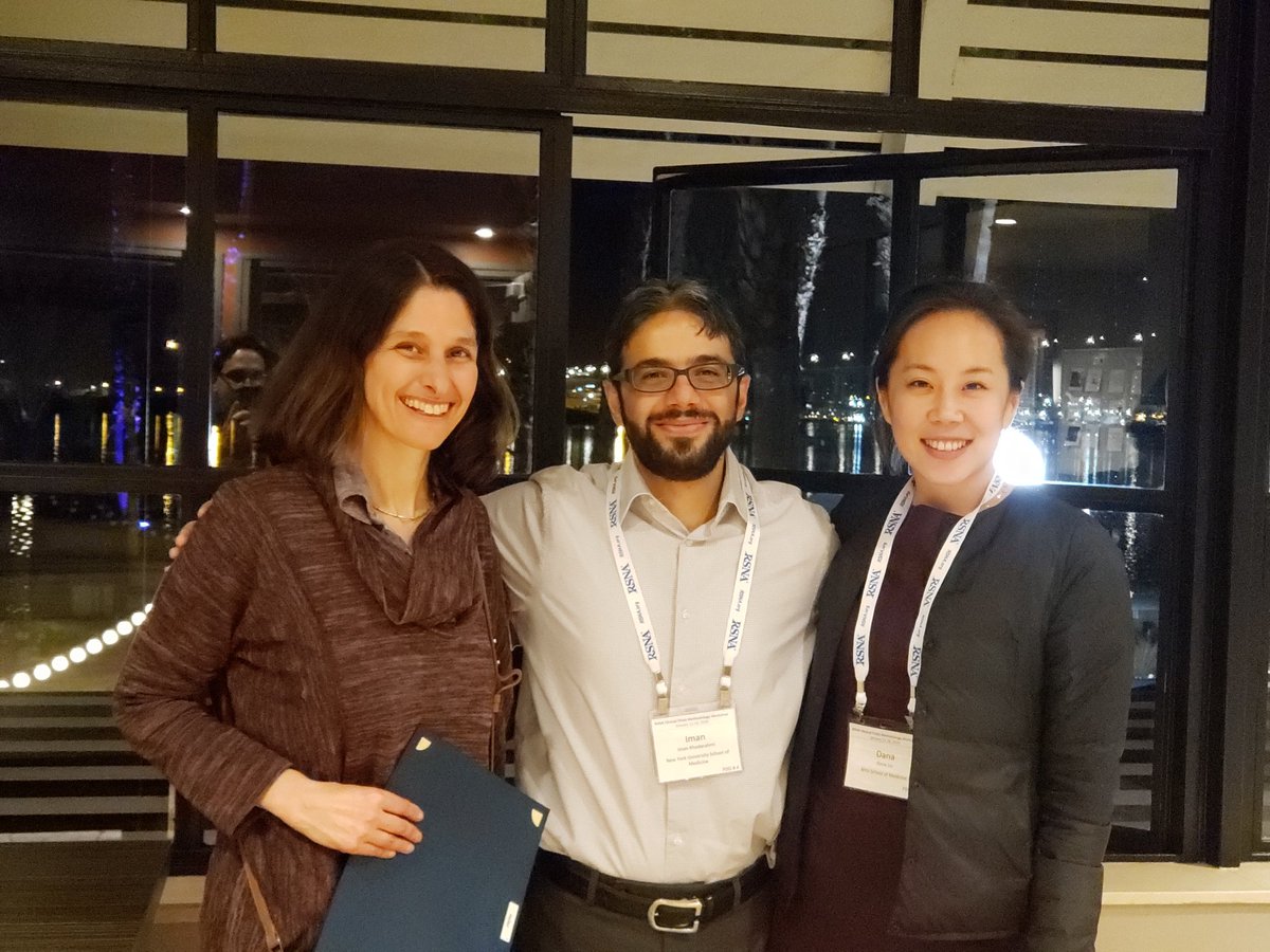 RSNA clinical trial methodology workshop #CTMW Thanks to @RSNA for giving us this amazing opportunity. With @danajlin and Samantha. @nyu_mskrad #mskrad