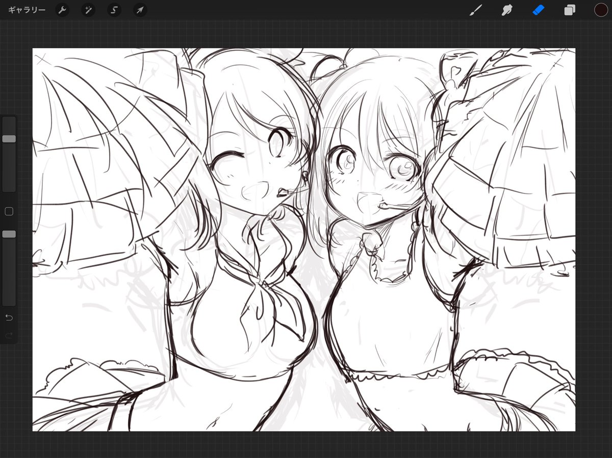 突発的に描き始めたけど間に合うか(゜ω゜) 