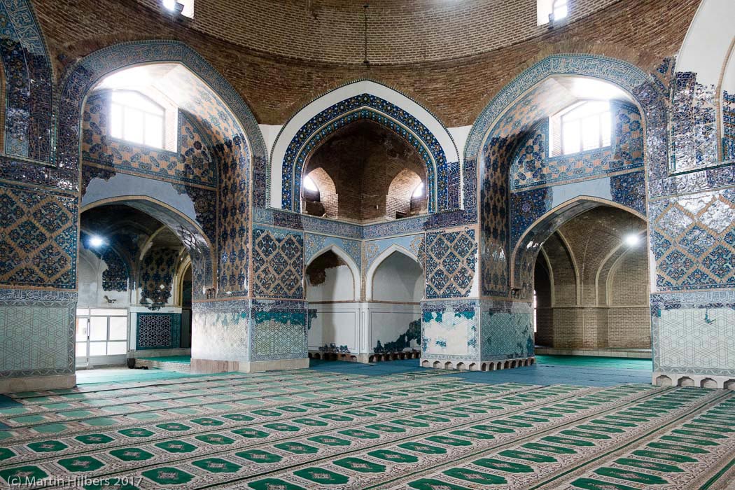 This evenings addition to my Iranian cultural heritage thread is The Blue Mosque in Tabriz. It was built in 1465 on the orders of Jahan Shah, the leader of the Kara Koyunlu Oghuz Turks dynasty in Azerbaijan and Arran. Tabriz was his capital city.