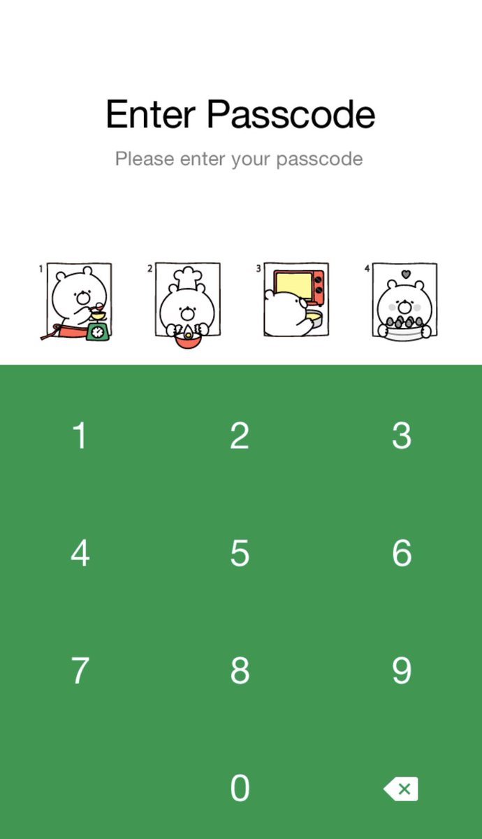 rt แจกธีม The bear is baking จำนวน 1 คนจ้าเตง