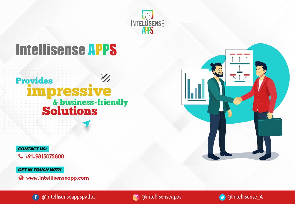 Intellisense_A's tweet image. Intellisense Apps provides impressive &amp;amp; business - friendly solutions. bit.ly/2G1jBuY

#intellisenseapps #business_solutions