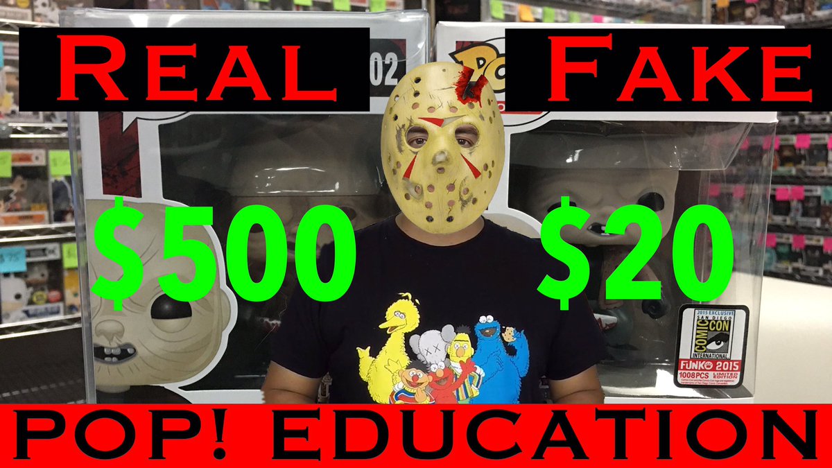 AjFunkoHead's tweet photo. POP! Education EPISODE #1:
Real vs Fake #SDCC 2015 Unmasked Jason Voorhees.

#FunkoPop #horror #jasonvoorhees #HorrorMovies #crystallake #NYCC #originalfunko 

https://t.co/bvGpLqYeyE https://t.co/8UveKJz68H