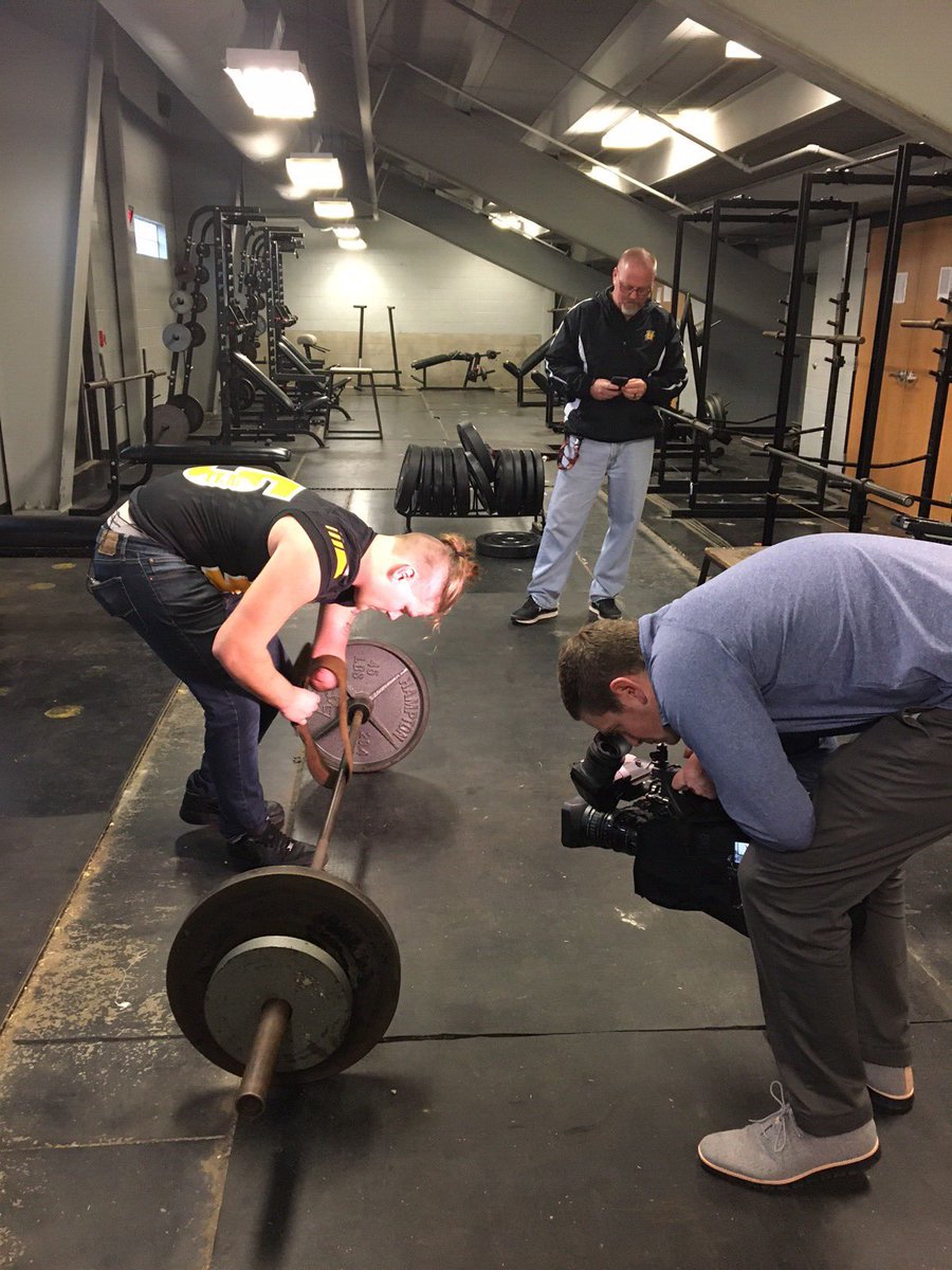 SchoolHampton's tweet photo. HHS is proud to announce that Senior Tristen Peebles has been nominated for the Paul Eells Award, which is given to a Arkansas High school football player who best exhibits perseverance, determination, courage and resolve in the face of adversity. KATV came to HHS this week!! https://t.co/1ri61lIB9T