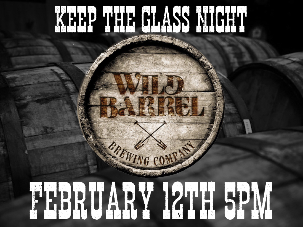 Keep the Glass Night with <a href="/WildBarrelBrew/">WildBarrel</a> is coming Wednesday, February 12th at 5pm. Cancel yer' lame plans and get at this. #Plan9Alehouse #DowntownEscondido #SDBeer #WildBarrel #Sour #IPA #Stout #Fun #Rad #SupportLocal #SupportIndependentBeer bit.ly/2uavqg4