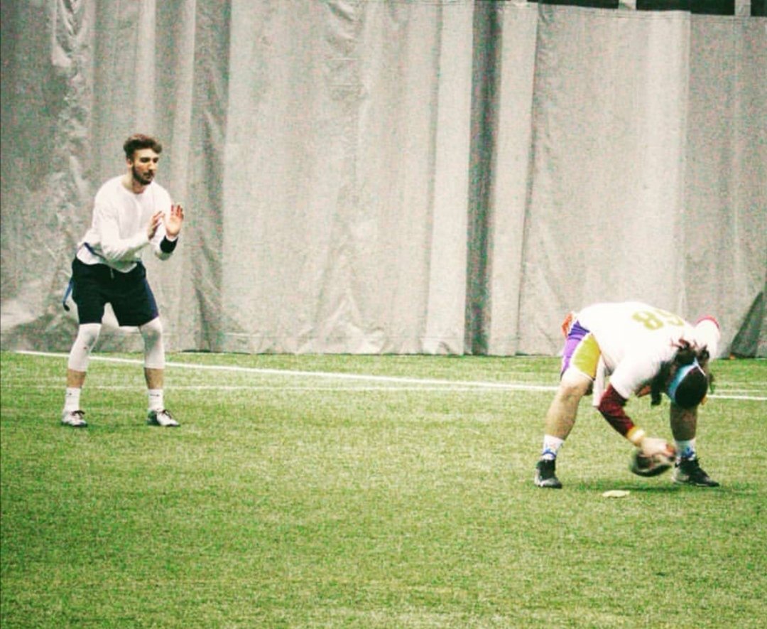 MJTropics's tweet photo. HUUUUGE shoutout to Tropics Alum @Cshew07 for getting the nod for the @reginathunder. He is reminiscent of 07 Mike Vick when on the field, and a beauty off the field. We wish you the best in your endeavors, but can't wait to see you in a tropics jersey again someday #ELE https://t.co/EDBcyzntOq