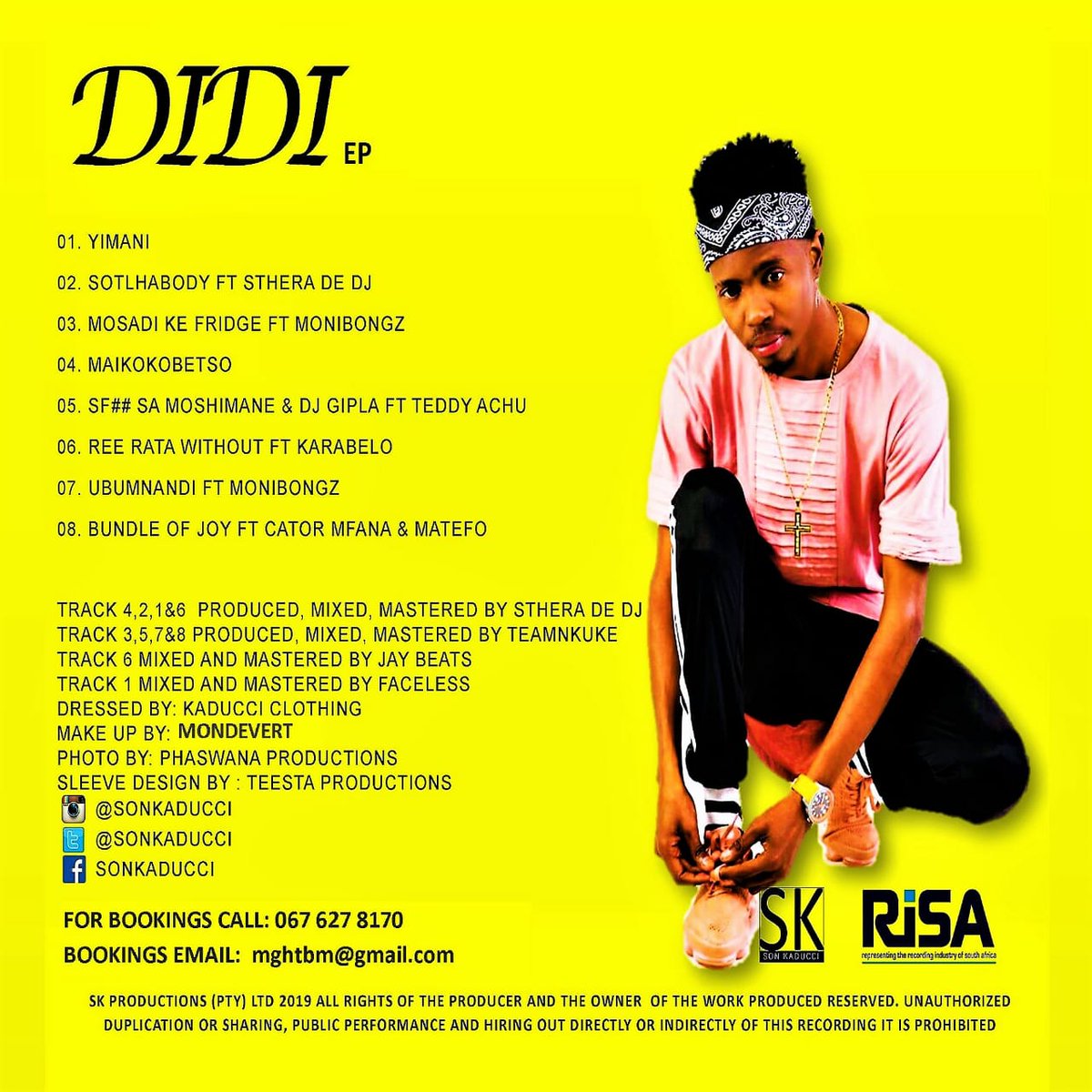 Sonkaducci's tweet photo. Booking : 0676278170 WhatsApp me or call and you can order a copy of my EP R80 copy #DidiEP https://t.co/SIk5mlbAjn