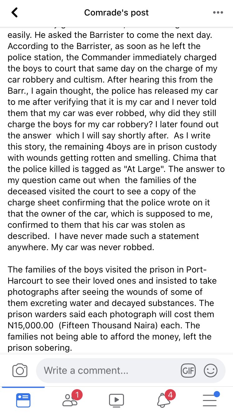 #JusticeForChima: A Story Of Police Brutality  
