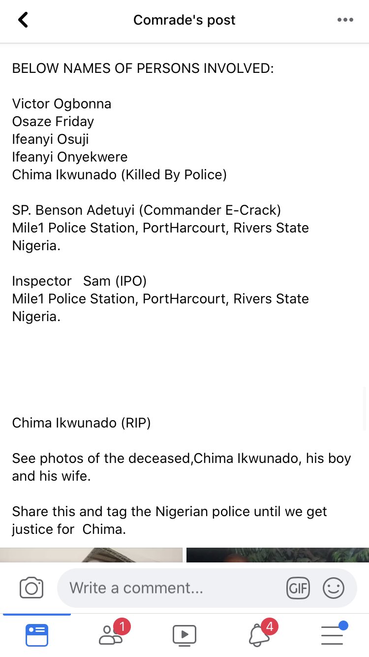 #JusticeForChima: A Story Of Police Brutality  