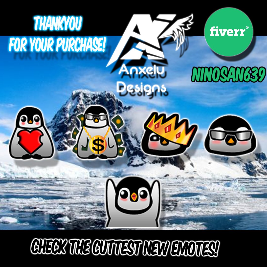 Anxelu1's tweet photo. I just finishes this penguins today! and thanks good I have to make lots of panels, ill be working until late tonight, who want to talk :p? xD #twitch #stream #streamers #TwitchAffilate #Mixer #Youtube #facebook #penguins #fiverr #gamers #gaming #whyicantsleep https://t.co/grffSaNltq
