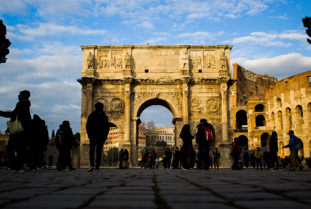 "Rome is not like any other city. It’s a big museum, a living room that shall be crossed on one’s toes.” (A.S.)

The Arch of Constantine - Ph: @ amosca12