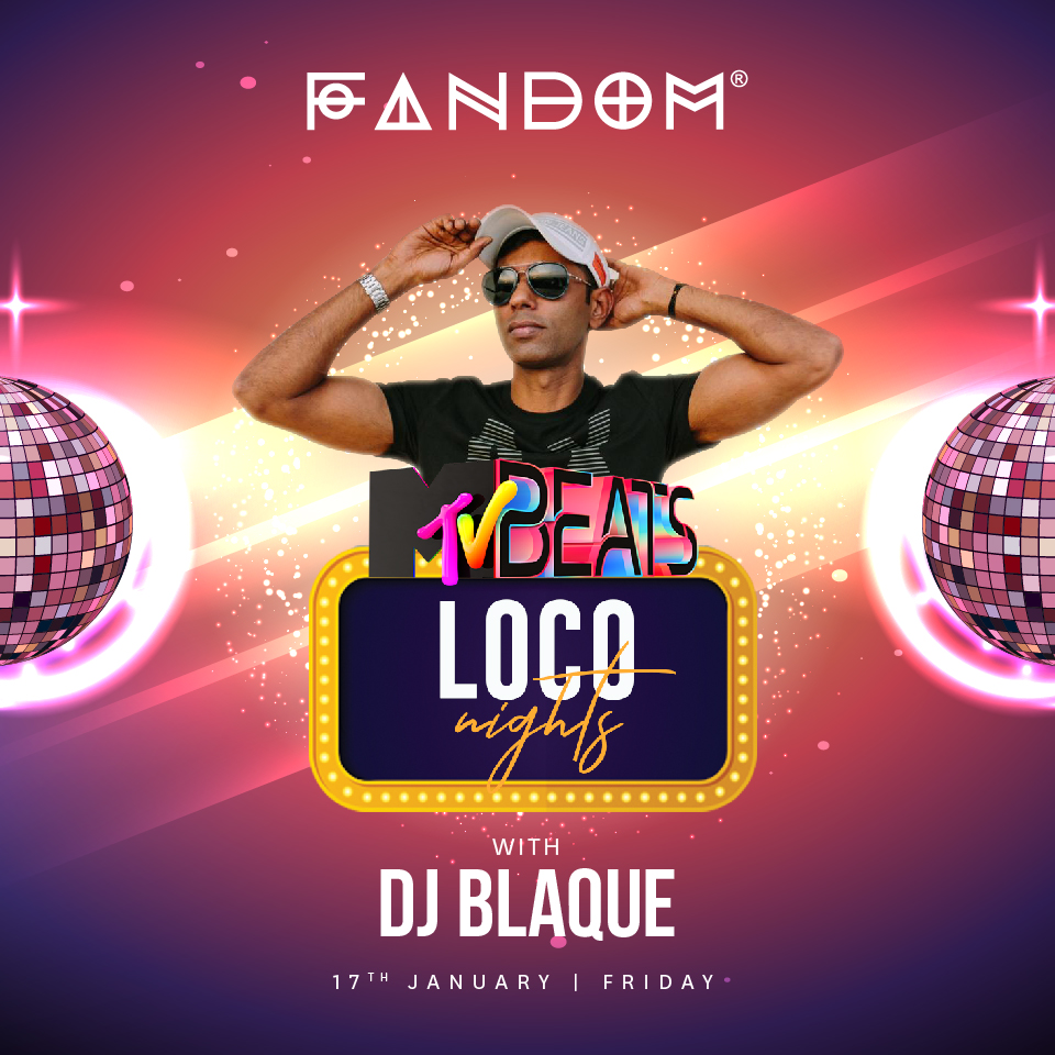 MTVBeats's tweet photo. The biggest and baddest Bollywood night in Bangalore, Loco Nights with MTV Beats is back on 17th January with DJ Blaque Patrick taking the decks, only at Fandom At Gilly's Redefined, Koramangala.
#LocoNights #Fandom #djblaque https://t.co/gDDPqAvREt
