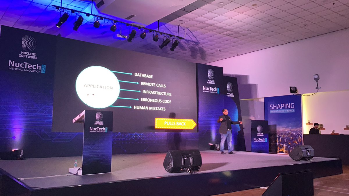 sreespace's tweet image. Precise talk on how Failures are inevitable but how can resiliency help in building fault tolerant applications #NucTech2020 @nucleussoftware #techtalks #technology #resilience