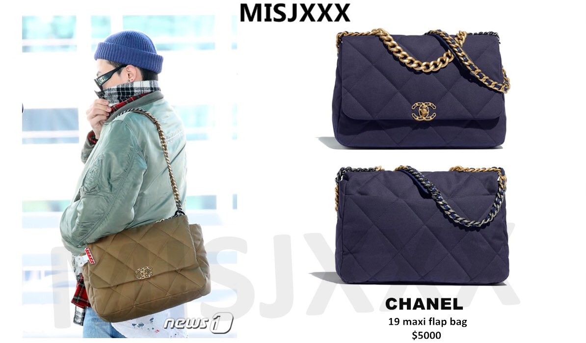 BIGBANG FASHION على X: CHANEL x PHARRELL 2019 XXL Flap Bag ($9,000)  #BIGBANG #GDRAGON #CHANEL  / X