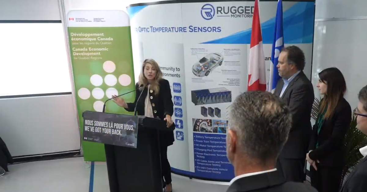 ruggedmon's tweet photo. Rugged Monitoring is happy to have benefited from Canada Economic Development Grant. We thank the Honourable minister #HonMelanieJoly
#RuggedMonitoring also congratulates it's peer #SMEs #Nucleom #MycaHealthInc #CanExplore #ShuotInc #EtiquettesMultiActionLabels #UsitechnovInc https://t.co/rD31itxBNn
