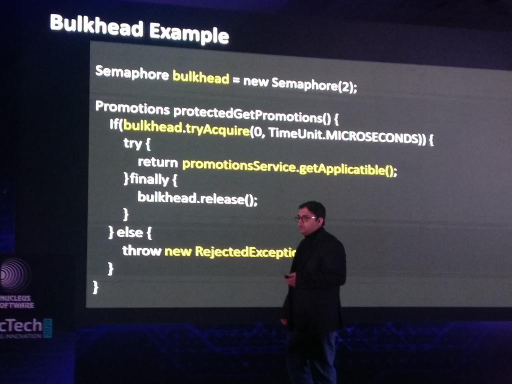 jpankaj's tweet image. Bulkhead design is only one of the ways to build resilient application -- Asit Shukla #nuctech2020