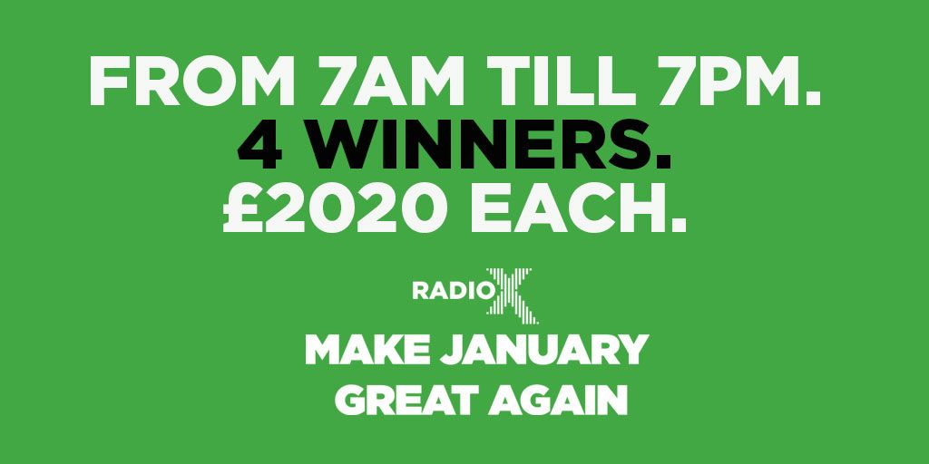 RadioX's tweet photo. HAPPY FRIDAY.
DO. NOT. MISS. THIS.
#MakeJanuaryGreatAgain https://t.co/qyLXFFZQeJ