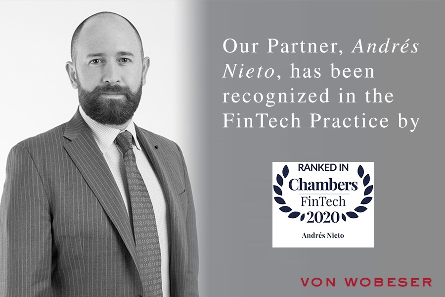 VWySOficial's tweet image. We are proud to share with you that our Partner, Andrés Nieto has been recognized as a &quot;Leading Individual&quot; by Chambers &amp;amp; Partners´ FinTech 2020 ranking.

#FinTech #FinTechMexico #LegalFinTech 

Andrés Nieto´s bio: ow.ly/kjTh50xXLJ7