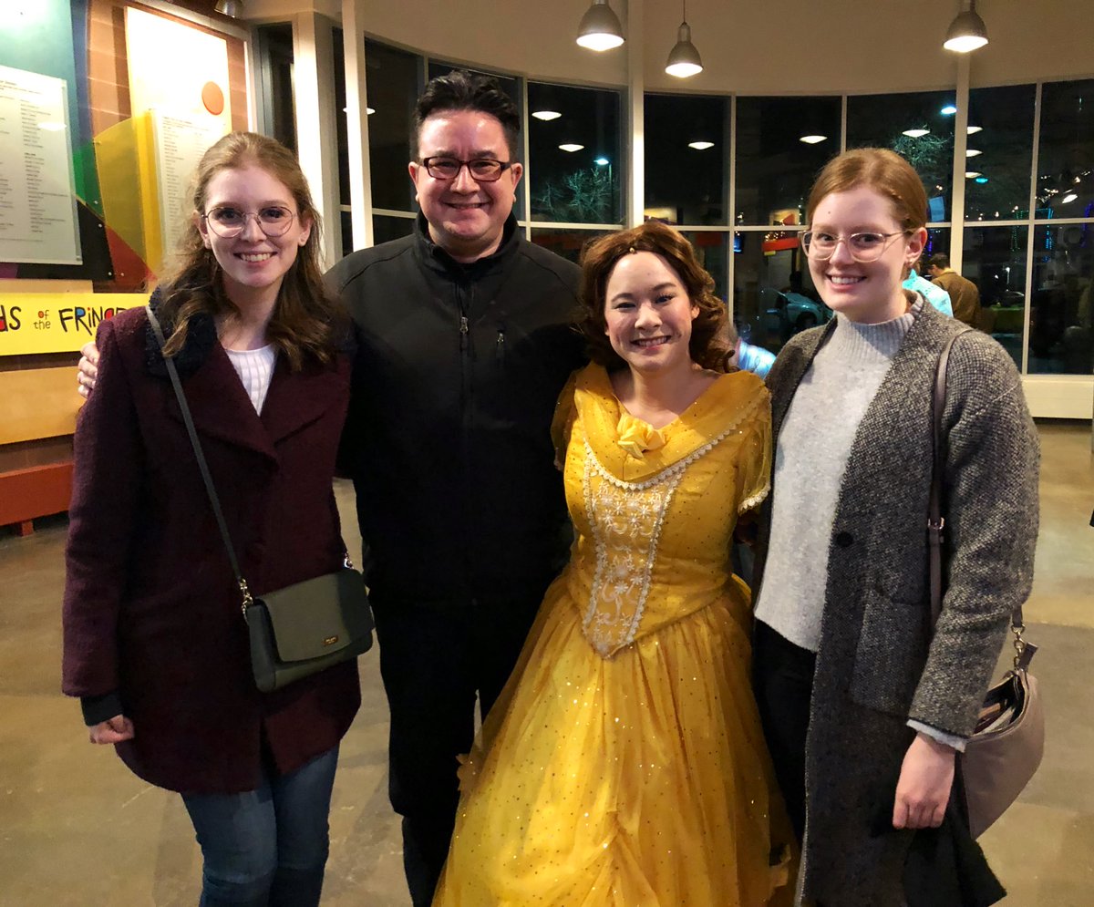 EdmontonCellist's tweet photo. A bit of a #TBT: my beautiful sisters drove 5 hours to #Edmonton to support their big brother’s #cello-ing in @FooteInTheDoor’s #BeautyAndTheBeast!
There are no words to describe my gratitude. ❤️
#yeg #yegmusic #yegtheatre #b440 https://t.co/WWDCgnLboR