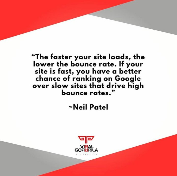 ViralGorrrila's tweet photo. A well optimized page can lower your bounce rate, as fewer people will leave your site out of impatience.
Talk to us about optimising your website speed, web hosting and other support services on viral@viralgorrrila.com   #FridayMotivation #FridayVibes #FridayThoughts https://t.co/s7VqhE4On1