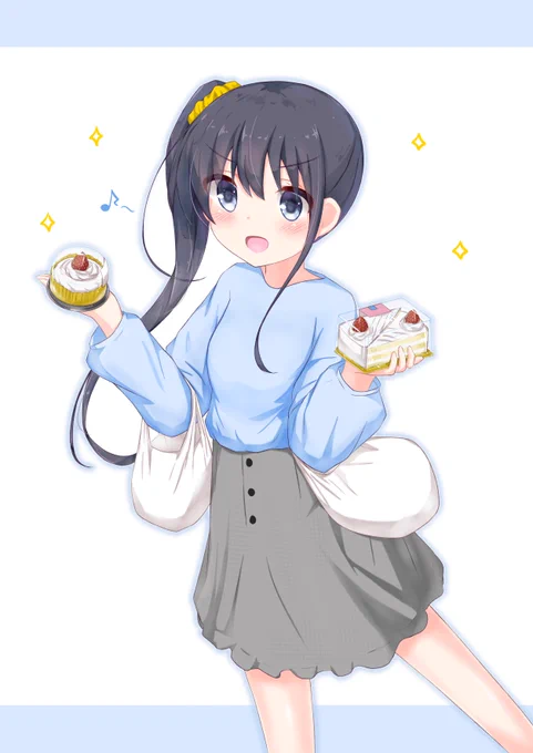 先週だけど誕生日だったのでコンビニケーキを買い比べしてる大会さんです??? 