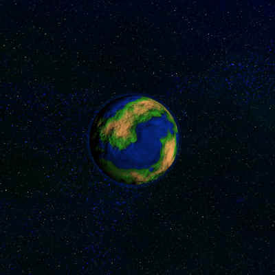 Zololgo's tweet photo. Normalmap generation is working now. It is not something you want to see up close :), but gives the surface a more believeable look.  #PlanetGen #unity3d #AssetStore https://t.co/JhJpfovGCH