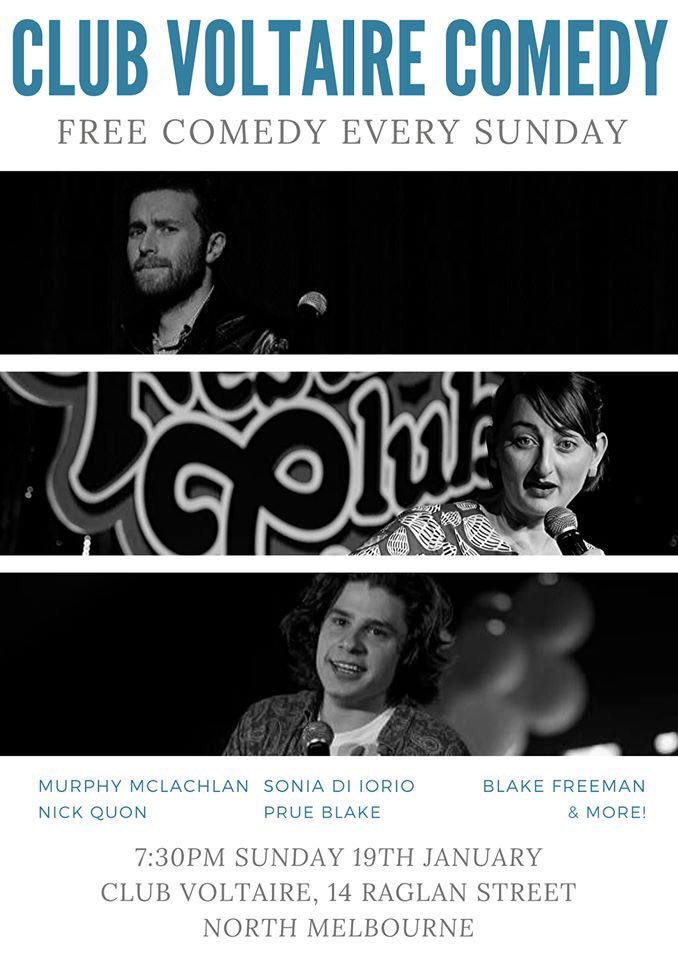 Come down for a free laugh on Sunday.

Reserve your free tickets here: eventbrite.com/e/sunday-night…